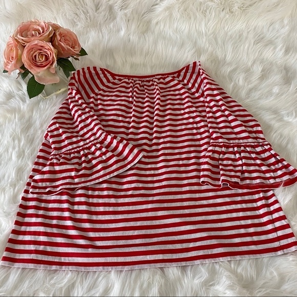 MICHAEL Kors stripes blouse, bell sleeves - Picture 4 of 5